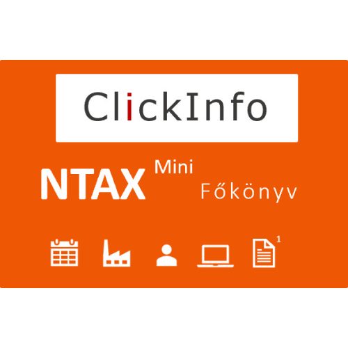 ClickInfo NTAX Mini - Főkönyv (évente)