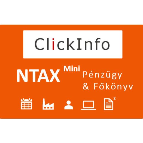 ClickInfo NTAX Mini - Pénzügy és Főkönyv (félévente)